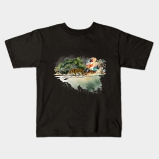 Leopard in The Forest Kids T-Shirt